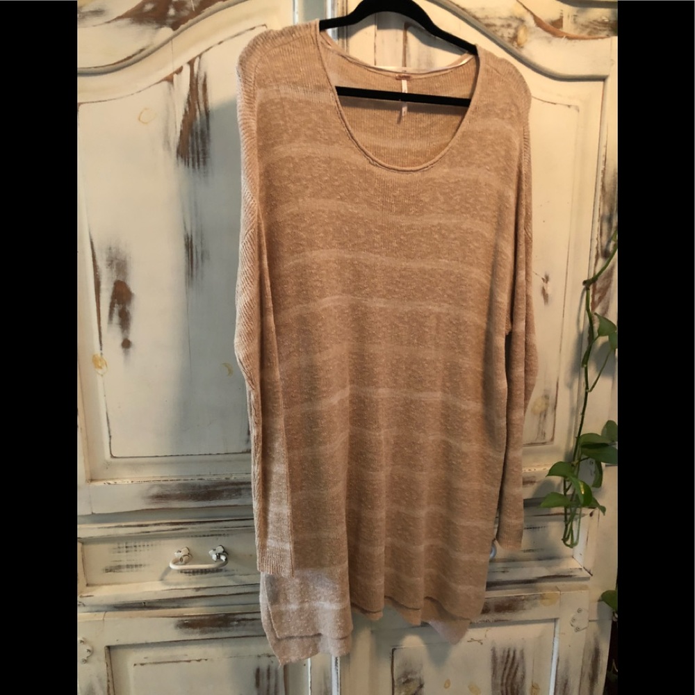 Free people around neck sweater